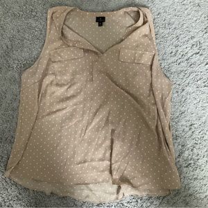 Worthington Polka Dot Blouse